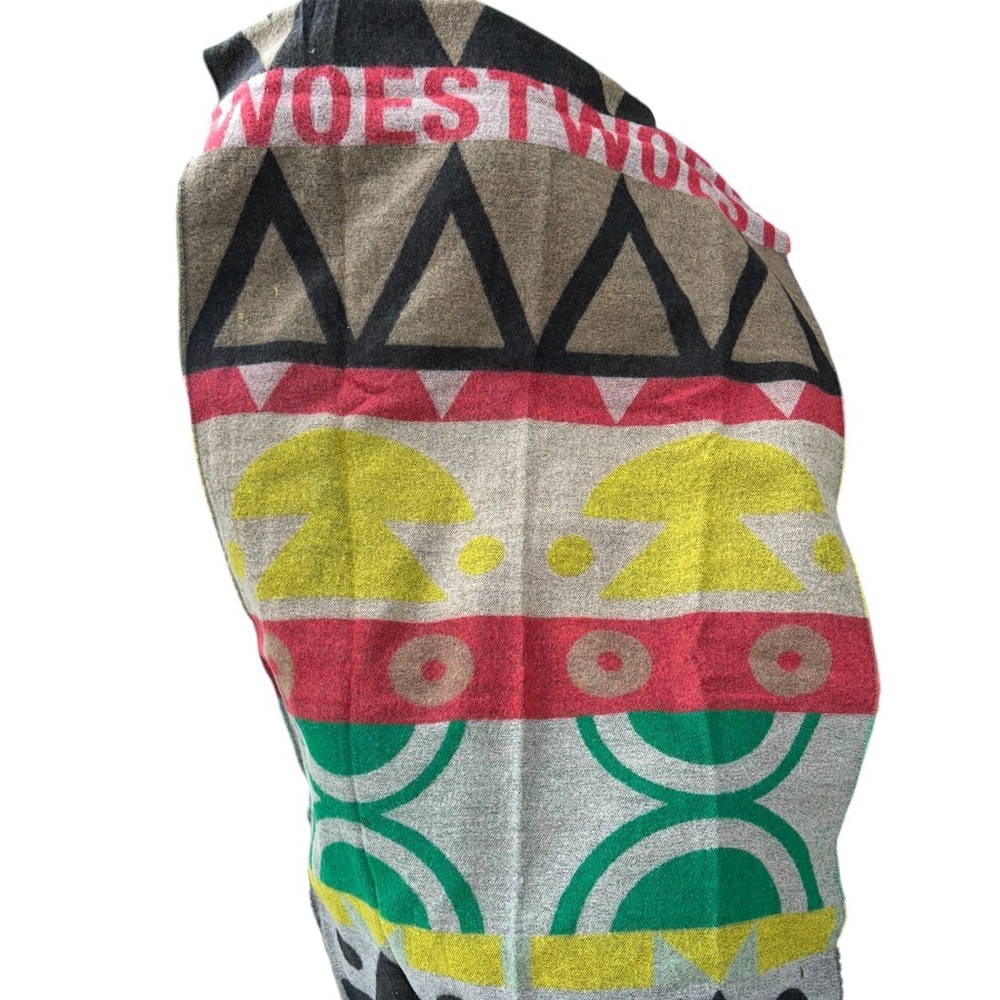 Walter Van Beirendonck scarf bold patterns early design Belgian